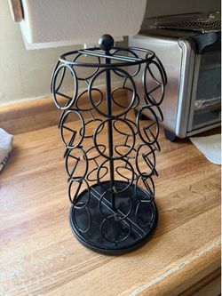 K cup holder rotates organizer stand holds 35bpods capacity