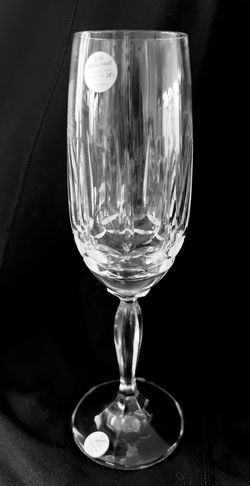 Vintage Crystal Champagne Flutes