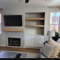 Floating Shelves And Mantels