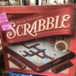 Deluxe Turntable Scrabble Game – Never Opened!