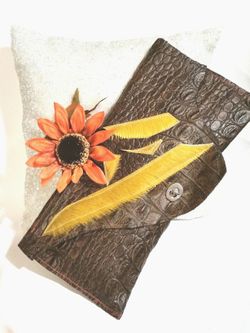 Synola Designs Leather Clutch Custom Made