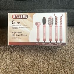 Dual Voltage 5 in 1 Hair Dryer Brush 