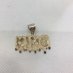 10 K Gold King Charm