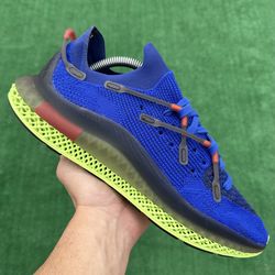 ADIDAS 4D FUSIO “BOLD BLUE / GREEN” (Size 9.5, Men’s)