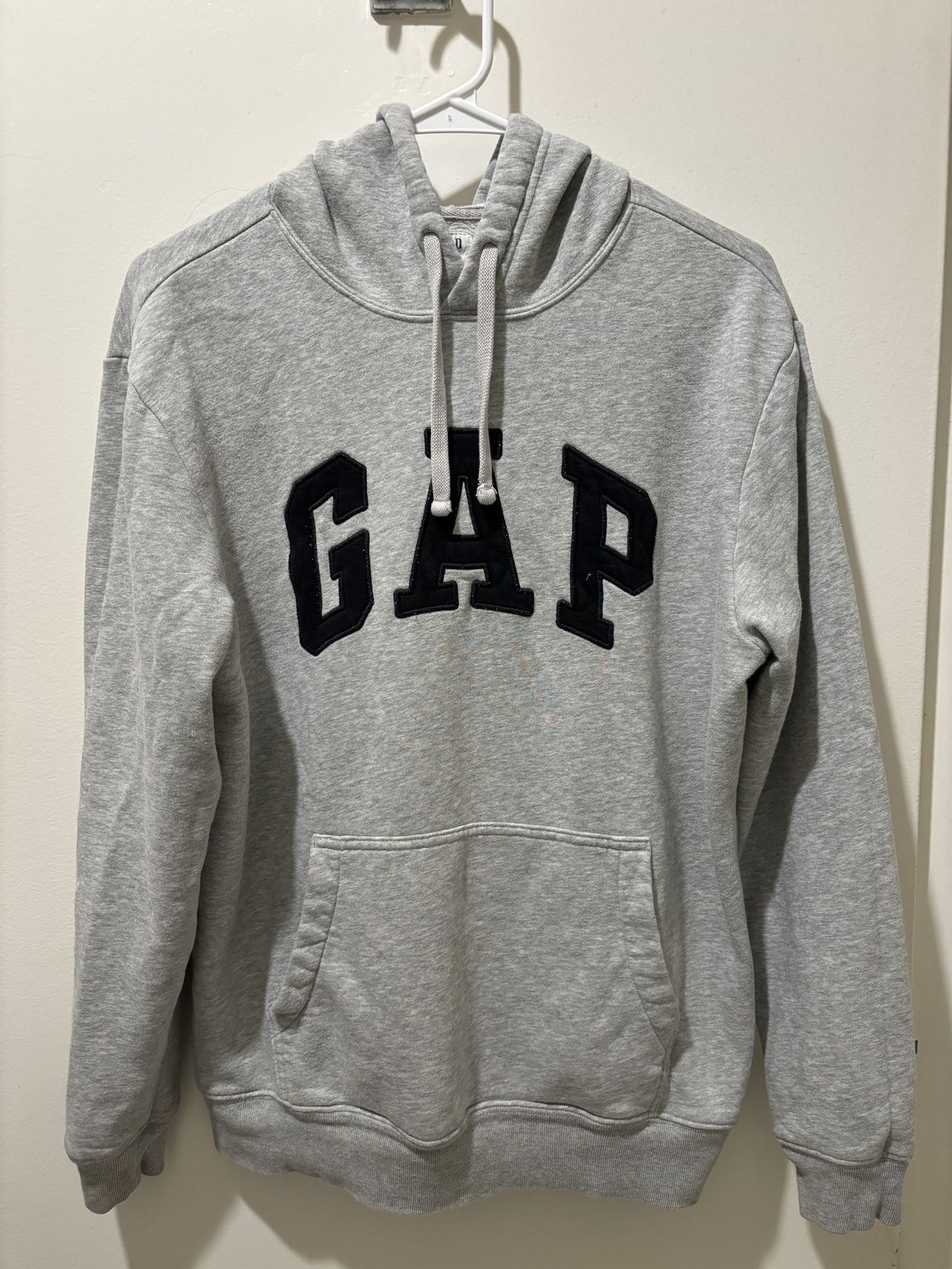 Grey Gap Hoodie with Black Logo