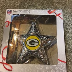 GreenBay Packers Star Ornament 