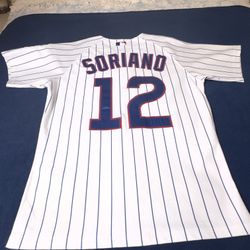 Alfonso Soriano Cubs #12 Jersey Adult L