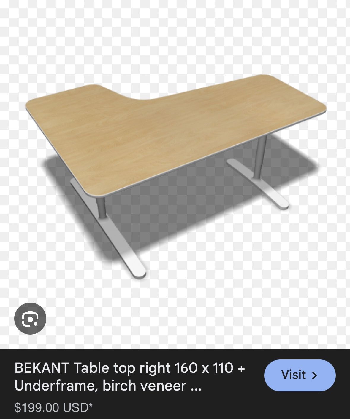 Office Table And Double Monitor Table Mount