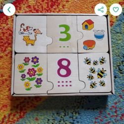 Wooden Numbers Puzzle