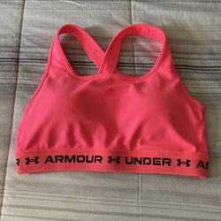 U A Crisscross Padded Sz-L Sports Bra New