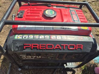 Predator gas generator just tuned  runs great very quiet