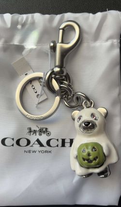 Coach Halloween 2024 Bear Ghost Bag Charm – NWT – 