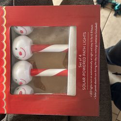 Solar Powered Path Lights