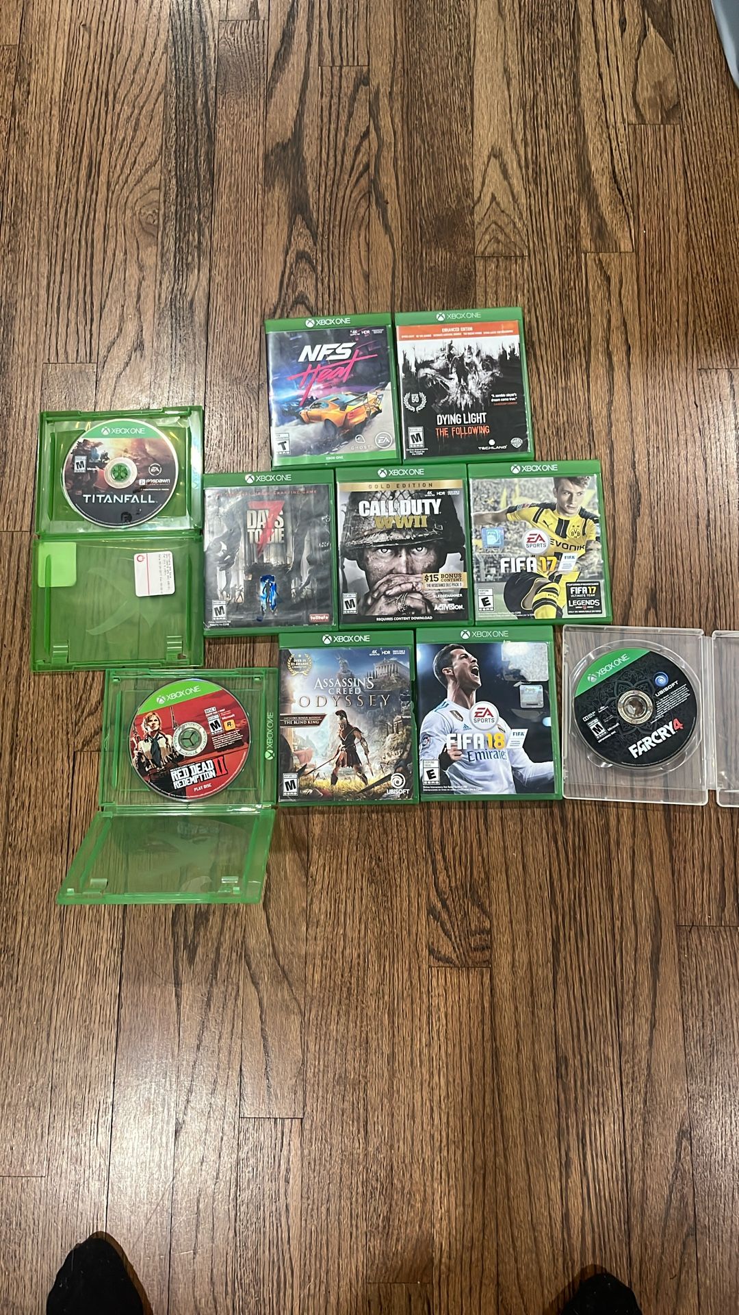 Xbox 1 Games Disk