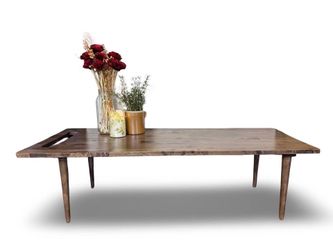 Natural Signature Low-profile Wooden Coffee Table