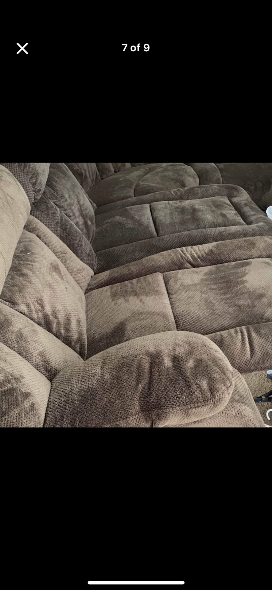 Maybell Sectional- Brown Couch (u Shape)
