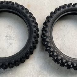 Dunlop Geomax MX34 And MX14 90/100-16 51M Tires In Like New Condition