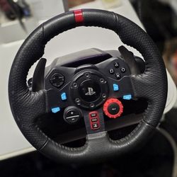 Logitech G29 with magnetic paddles, formula wheel, inverted pedals, and more!