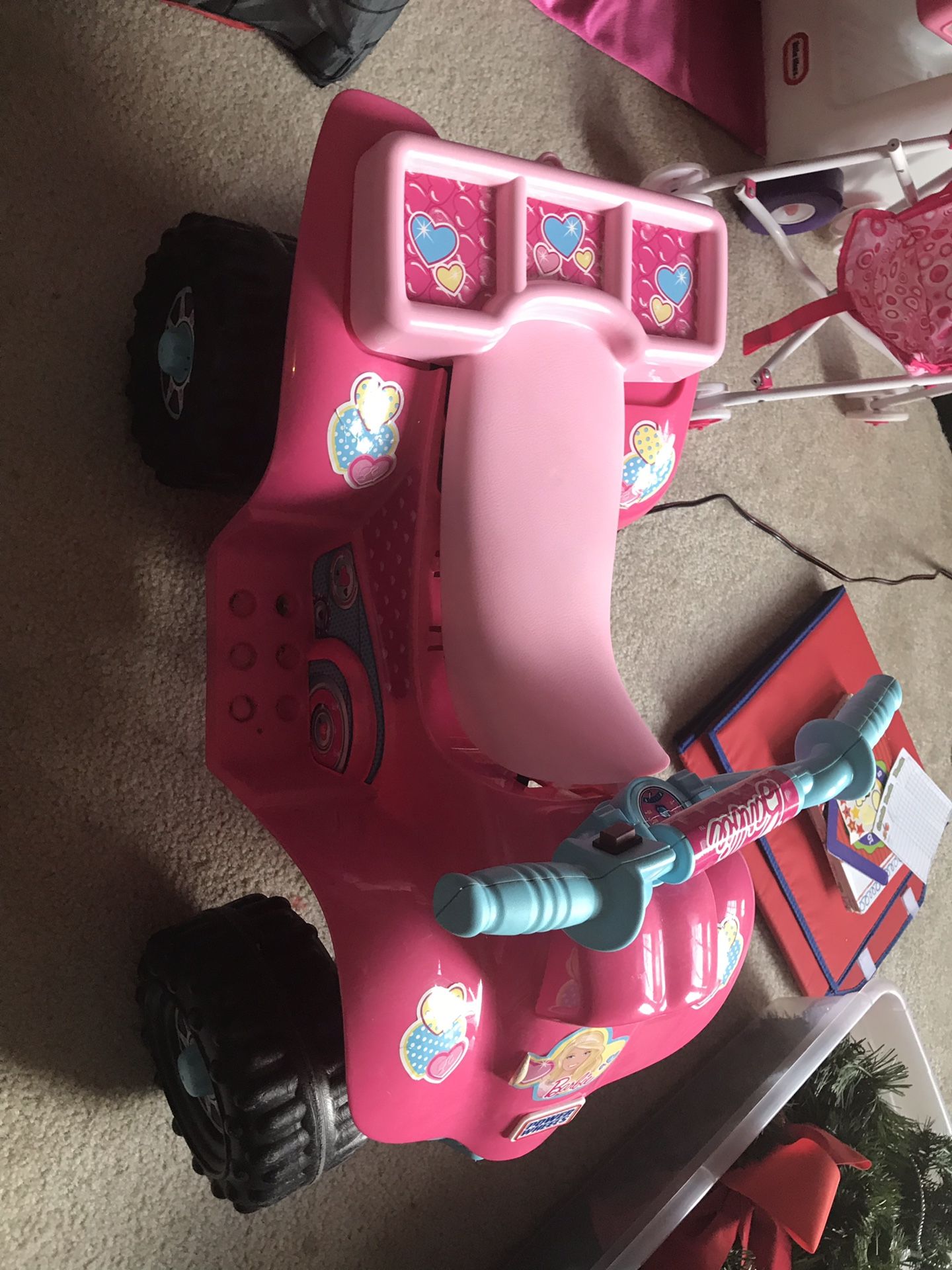 Barbie power wheels