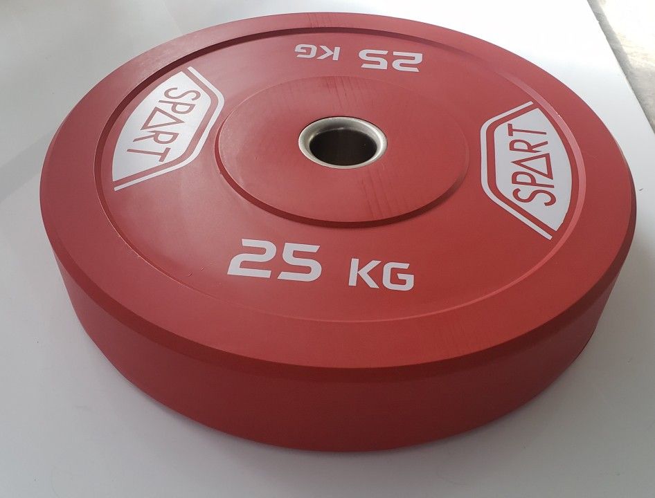 Olympic Rubber Bumper Plates - 55lb - Plate