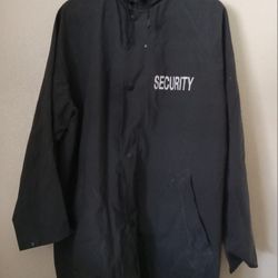 Security Rain Jacket.