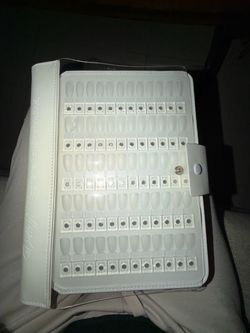 Leather Magnetic Professional Nail Swatch Book(Kendall Fl)