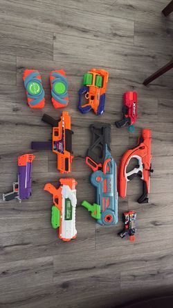 Nerfguns with 60+ bullets