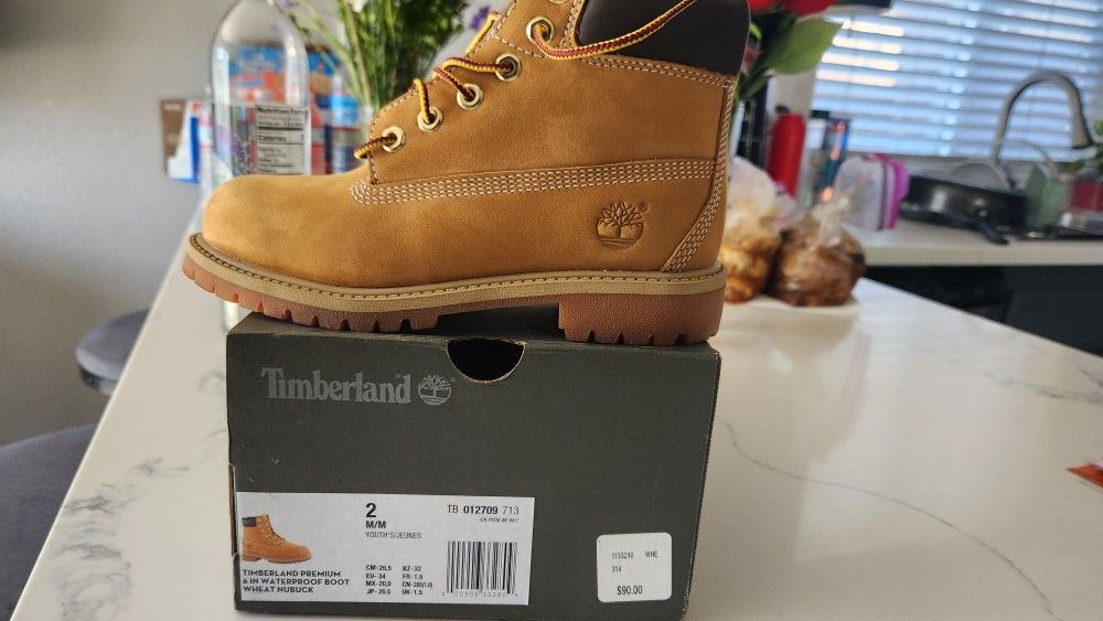 Kids Timberland Boots Size 2