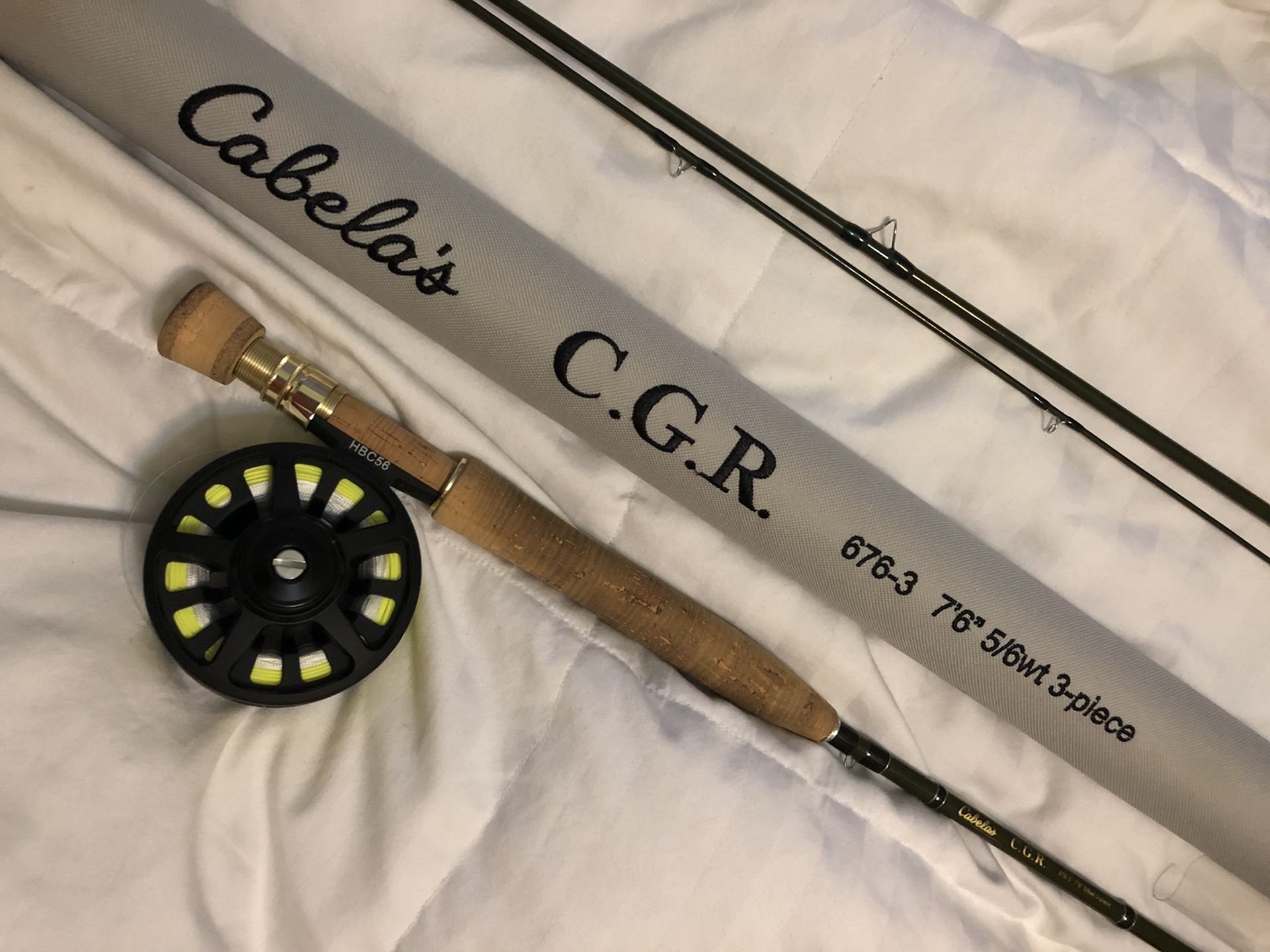 Cabelas CGR Fly Rod 7’6” 5/6wt