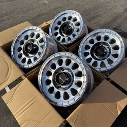 New 8x6.5 17” Machined Method Wheels Rims 8 Lug Chevy GMC Ram 