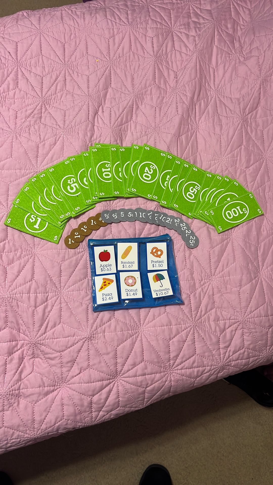 Felt Play Money Set