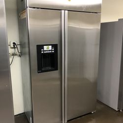 GE Profile 48” Stainless Steel Side By Side Built In Refrigerator 
