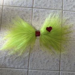 Hand Made Grinch. Inspired Bows 