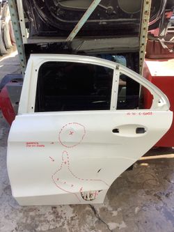 2015 - 2020 MERCEDES C-CLASS - REAR LEFT DOOR SHELL OEM