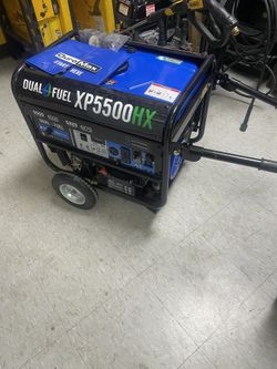 DUROMAX 5500/4500-Watt Dual Fuel Electric Start Gasoline/Propane Portable Generator with CO Alert Shutdown Sensor