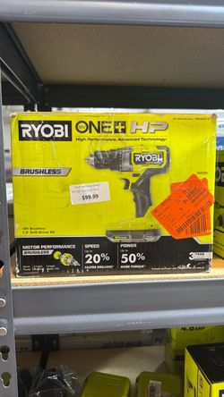 Ryobi 18V ONE+ HP Brushless 1/2" Drill/Driver Kit