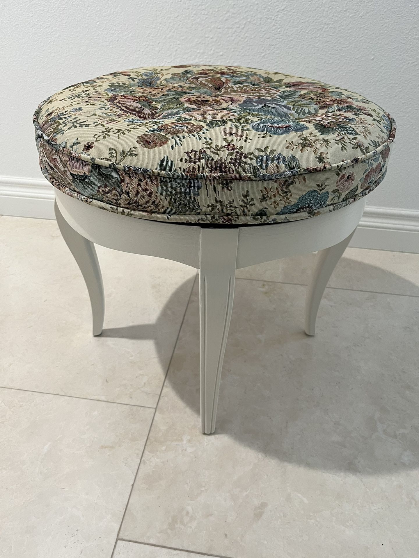 Vintage Ottoman, Foot Stool, Side Table