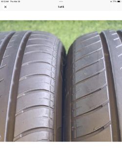 PAIR Of 255 50R21 Goodyear Eagle NCT 5 Run Flat 90% Tread 8/32 106W SKU 26974. Grade A Tires 