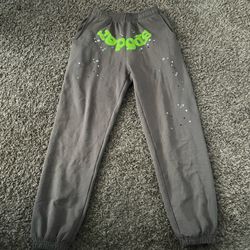 Sp5der Slate Grey Sweatpants
