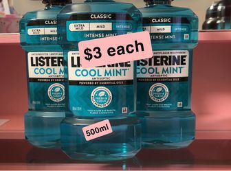 Listerine mouthwash