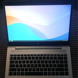 HP EliteBook Aluminum Laptop Intel Core i7 8th Gen 8 GB RAM 256 GB SSD Webcam 1080P LCD Wi-Fi & Bluetooth Wireless Linux Mint 64 Bit OS 