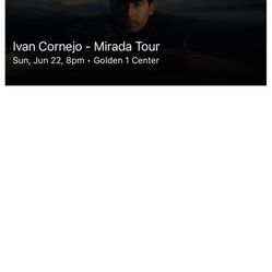 ivan cornejo tickets 