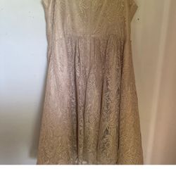 Jessica Howard Cream Lace Dress