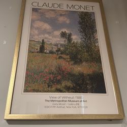 Large Framed Claude Monet Print 