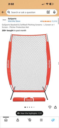 GoSports Baseball & Softball Pitching Screen I screen
