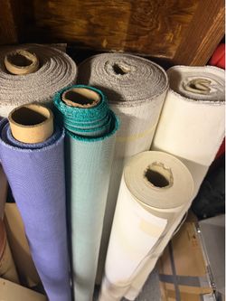 Upholstery wall panel fabric