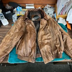 Leather Jacket XL