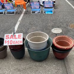 Planters Assorted Sizes Available