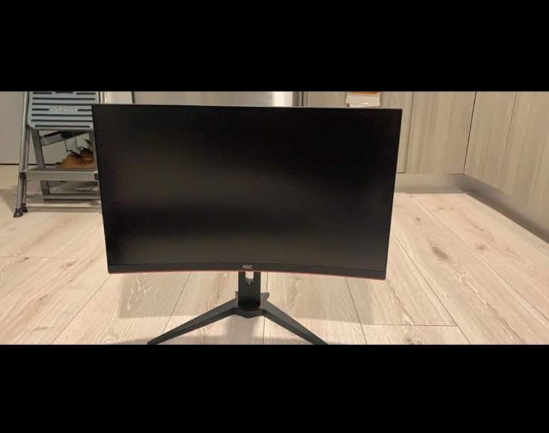 AOC 27" Curved Freesync Gaming Monitor 144Hz, 1ms, Height Adjustable