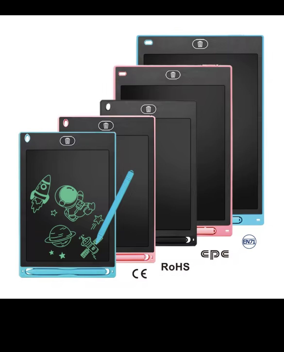 LCD Writing Tablet for Kids, 8.5 Inch Colorful Doodle Board Drawing Table